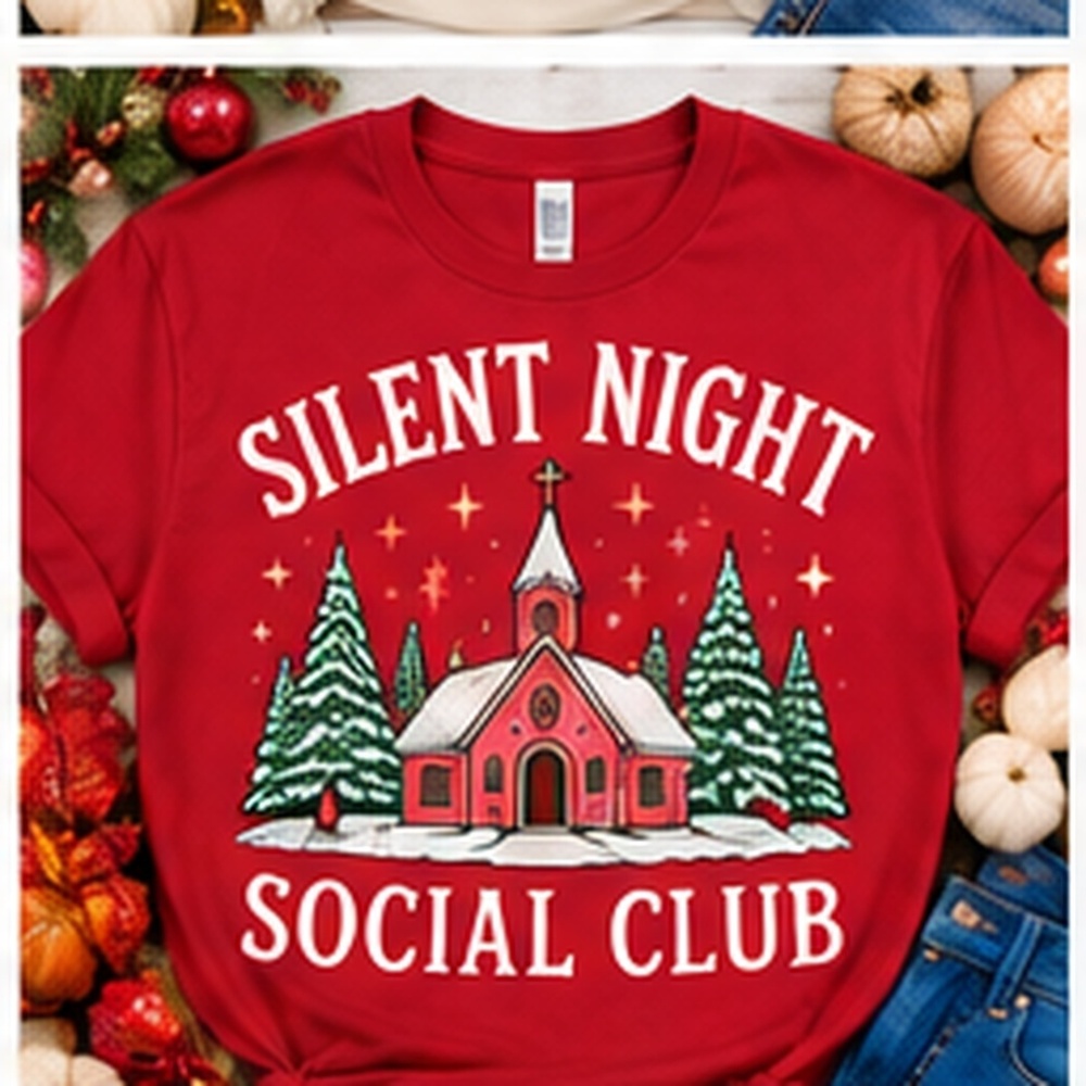 Silent Night Social Club Gildan Graphic Tee
